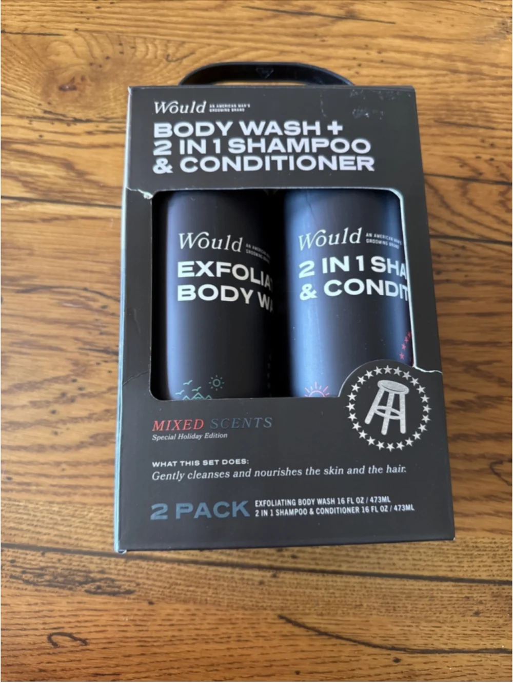 2 Pack Would Shampoo & Conditioner Fresh Tracks Golden Hour 16oz
